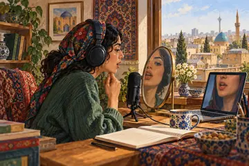 بدون زندگی در خارج، چطور تلفظ و لهجه را بهتر کنیم؟